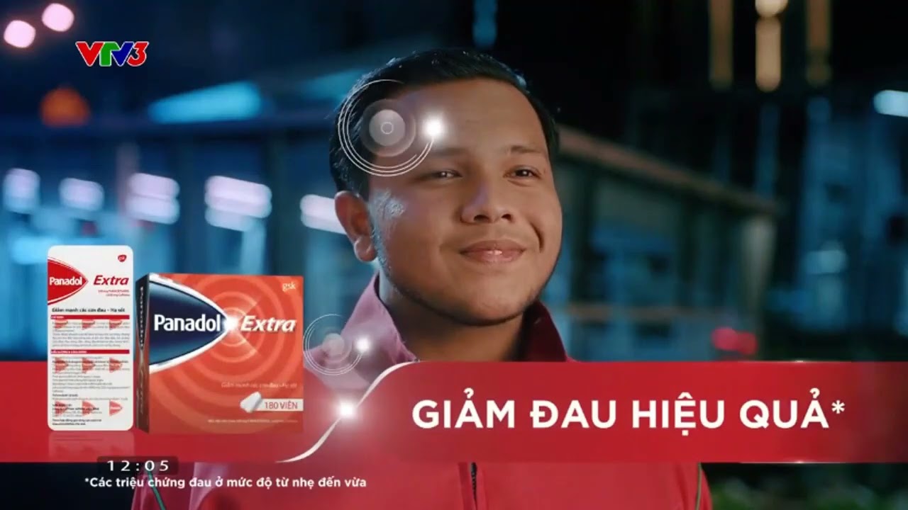 Quảng cáo TVC thuốc OTC Panadol Extra của GSK