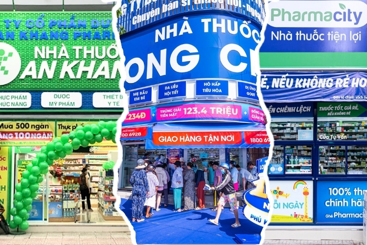 Tổng quan về Trưng bày sản phẩm tại chuỗi nhà thuốc lớn (Long Châu, An Khang, Pharmacity)